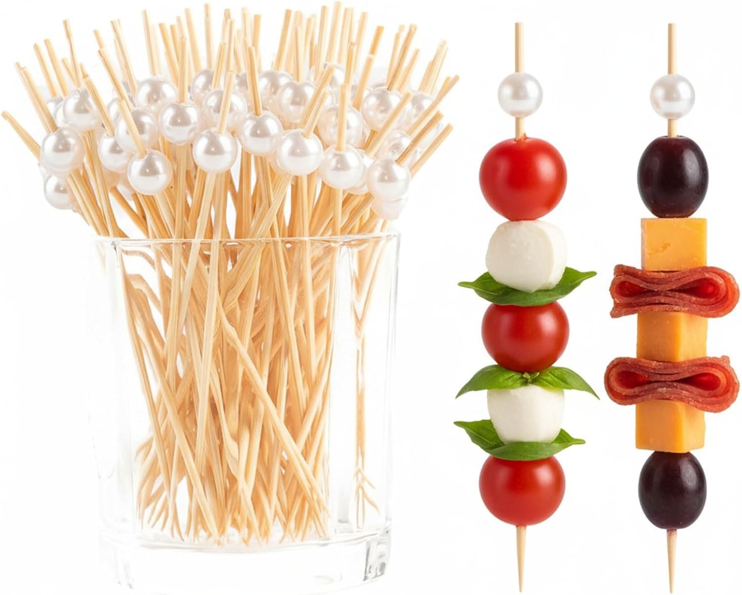 200 Pcs Cocktail Picks, 4.7 Inch Toothpicks for Appetizers Long Cocktail