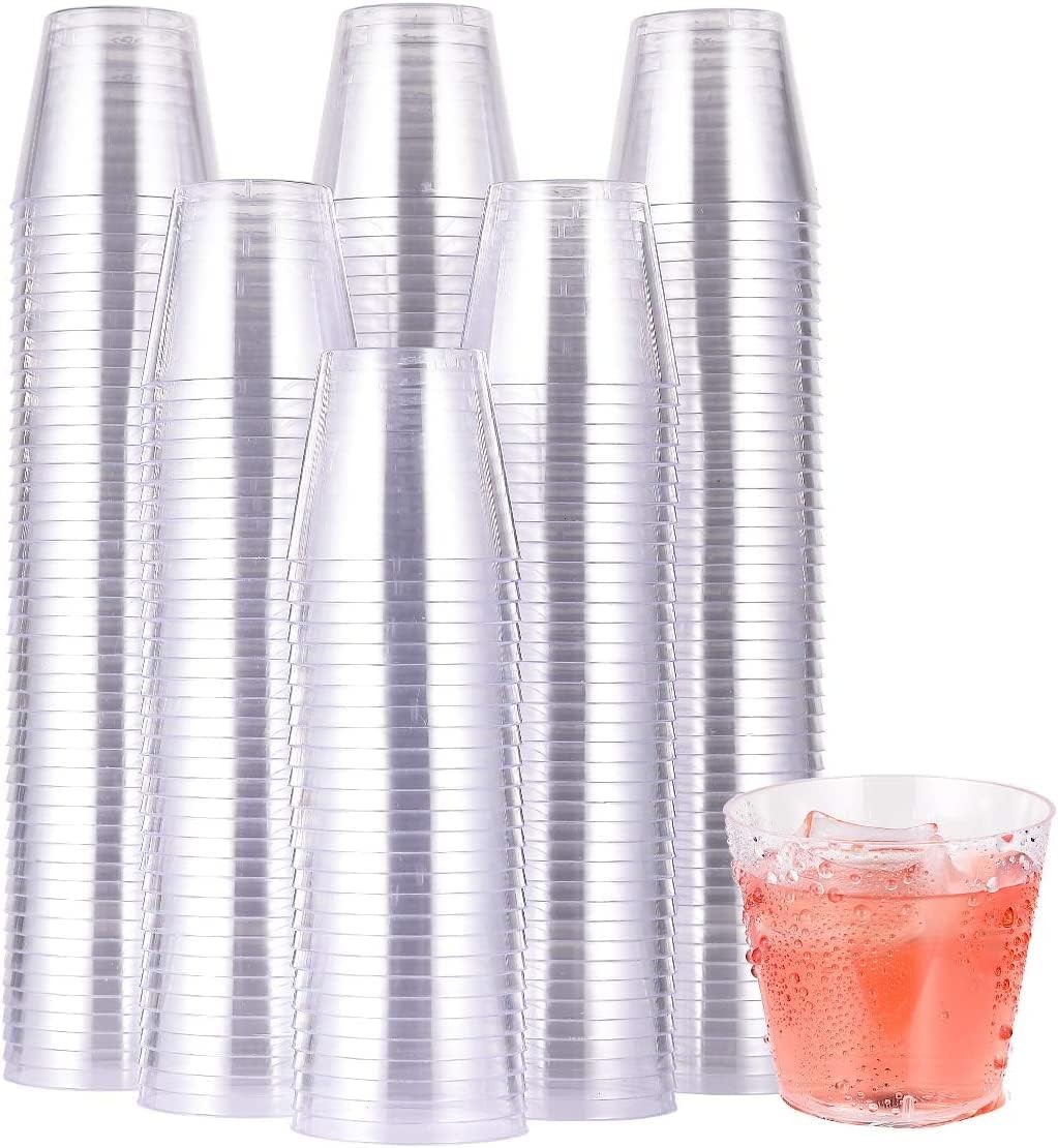 500 Pack Plastic Shot Glasses 1 oz Disposable Cups 1 Ounce Tasting Cups Party