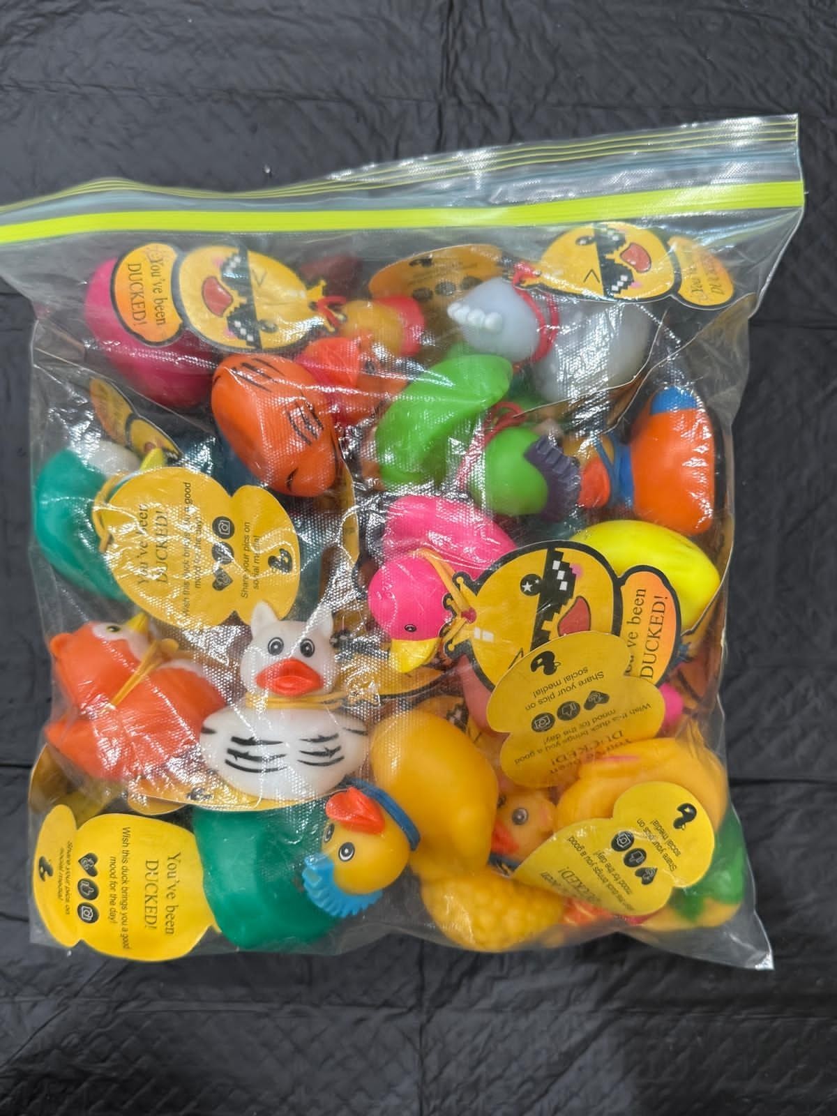 Assortment of Rubber Duckies for Jeep Ducking & Bath Time – 30 Bulk Pack