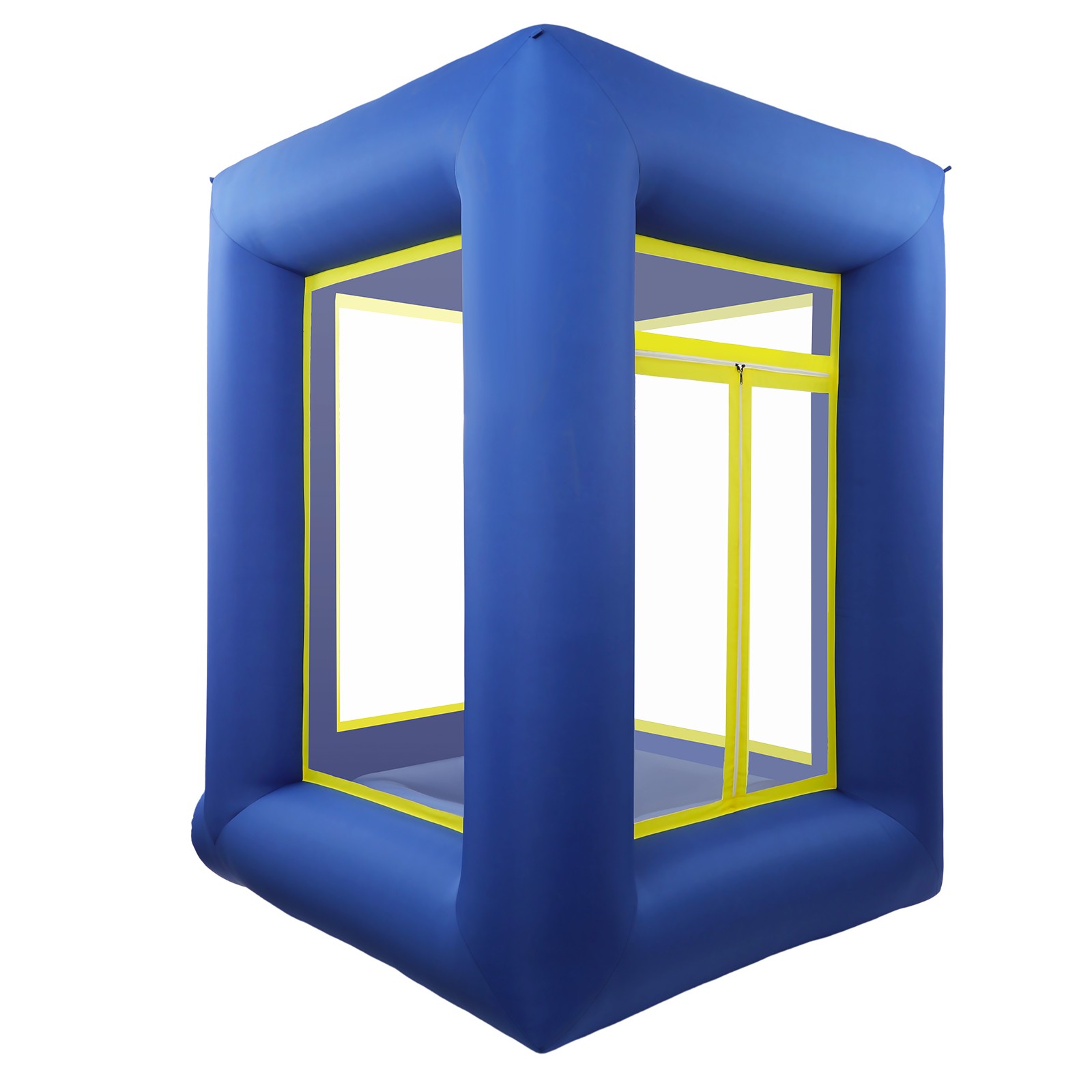 Inflatable Money Machine Booth Cash Grab Game Cube For Business Event Promotion