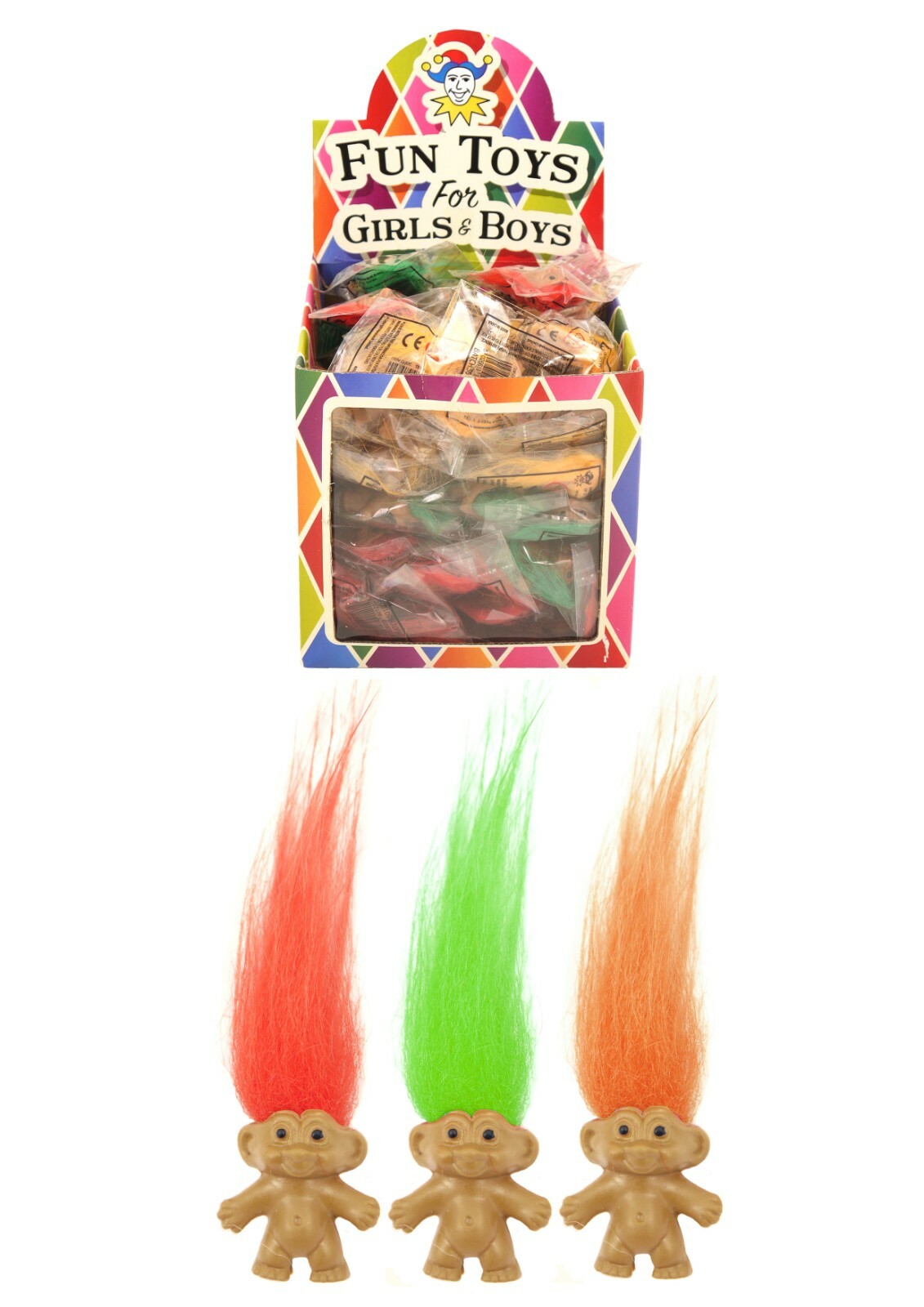 Pack of 12 Retro Trolls – Value Pack Of Retro TROLLS(T90 121)