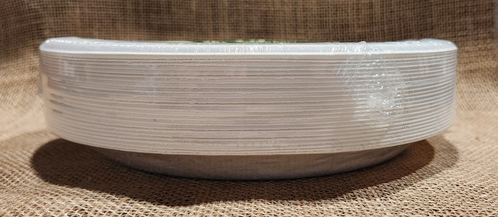 3 COMPARTMENT 9 INCH PAPER PLATES 500 PACK DISPOSABLE