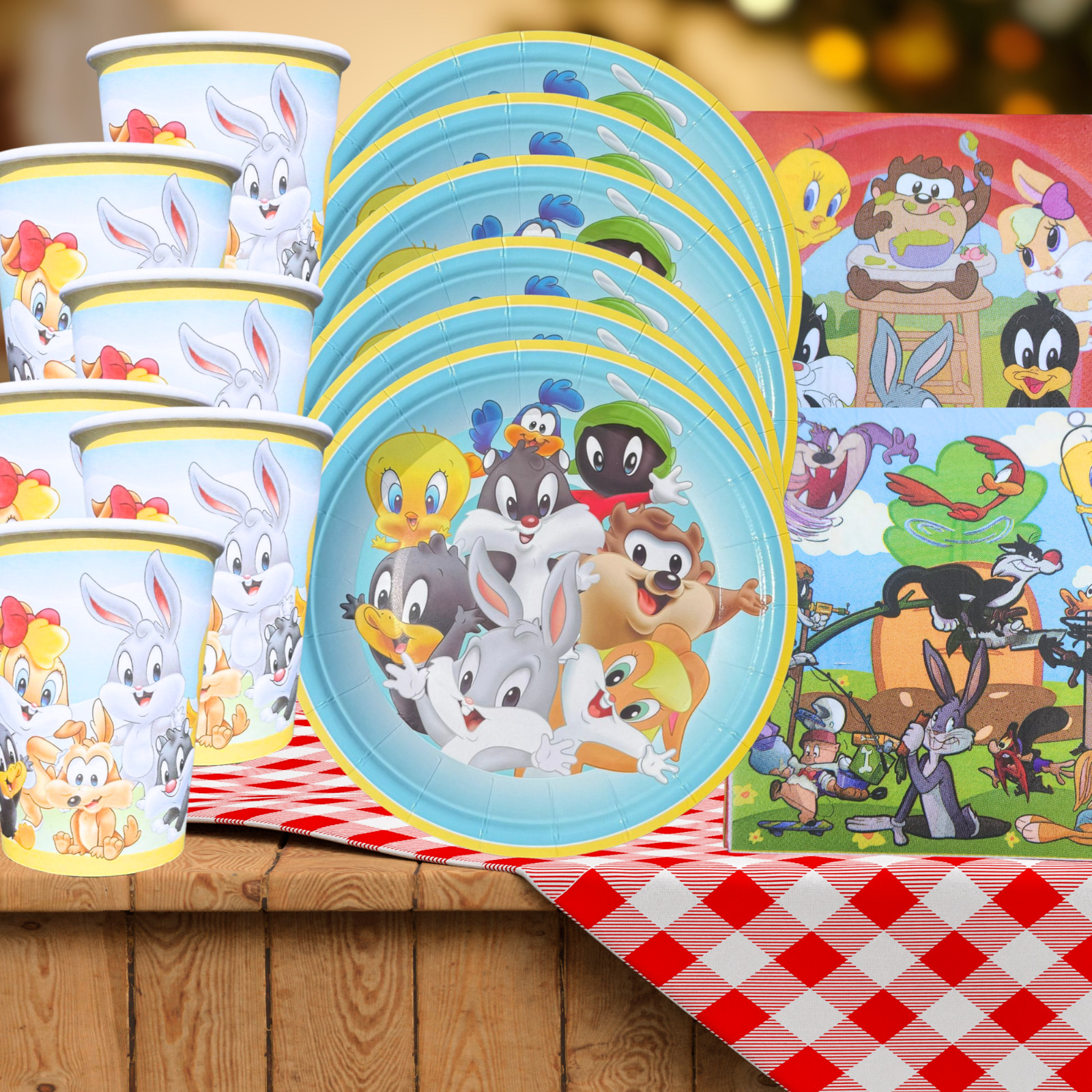 baby Looney tunes toons birthday party supplies favor centerpiece decoration