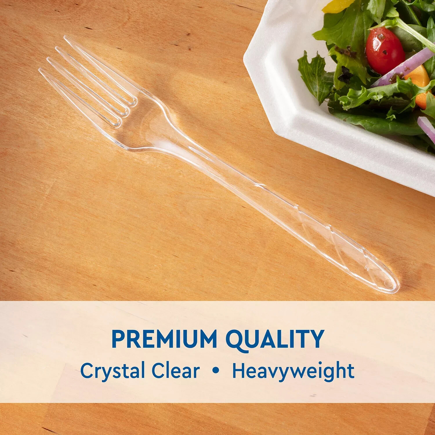 Member’s Mark Clear Plastic Forks, Heavyweight (300 ct.) Great Price