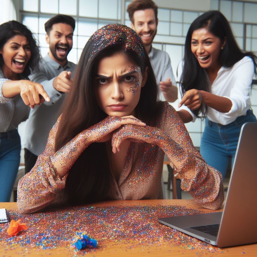 GLITTER BOMB! Unique Design,Spring Loaded,Revenge,Prank,Joke,Confetti,Anonymous!