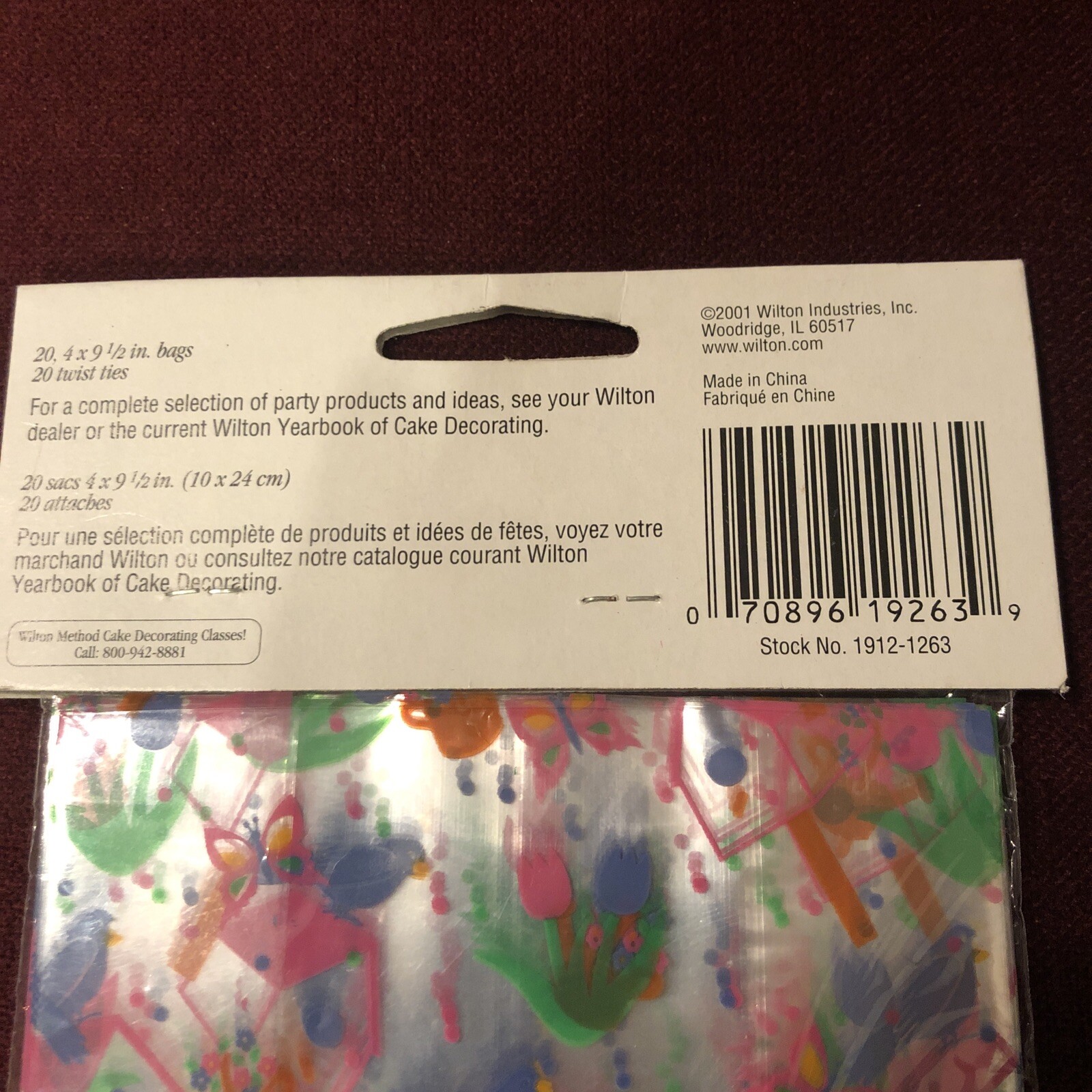 Children’s Unisex Wilton New Spring Party Bags-20/each-40 Total