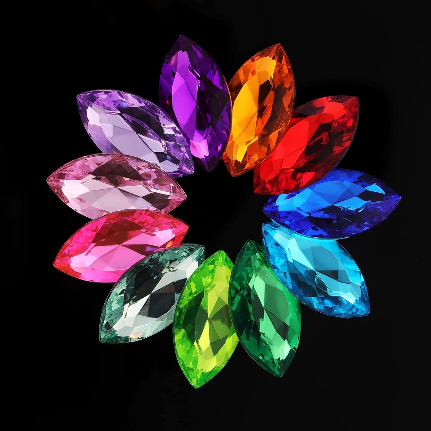 RICHNESS Pirate Treasure Jewels Jumbo Bling Diamonds Multi-Colored multi
