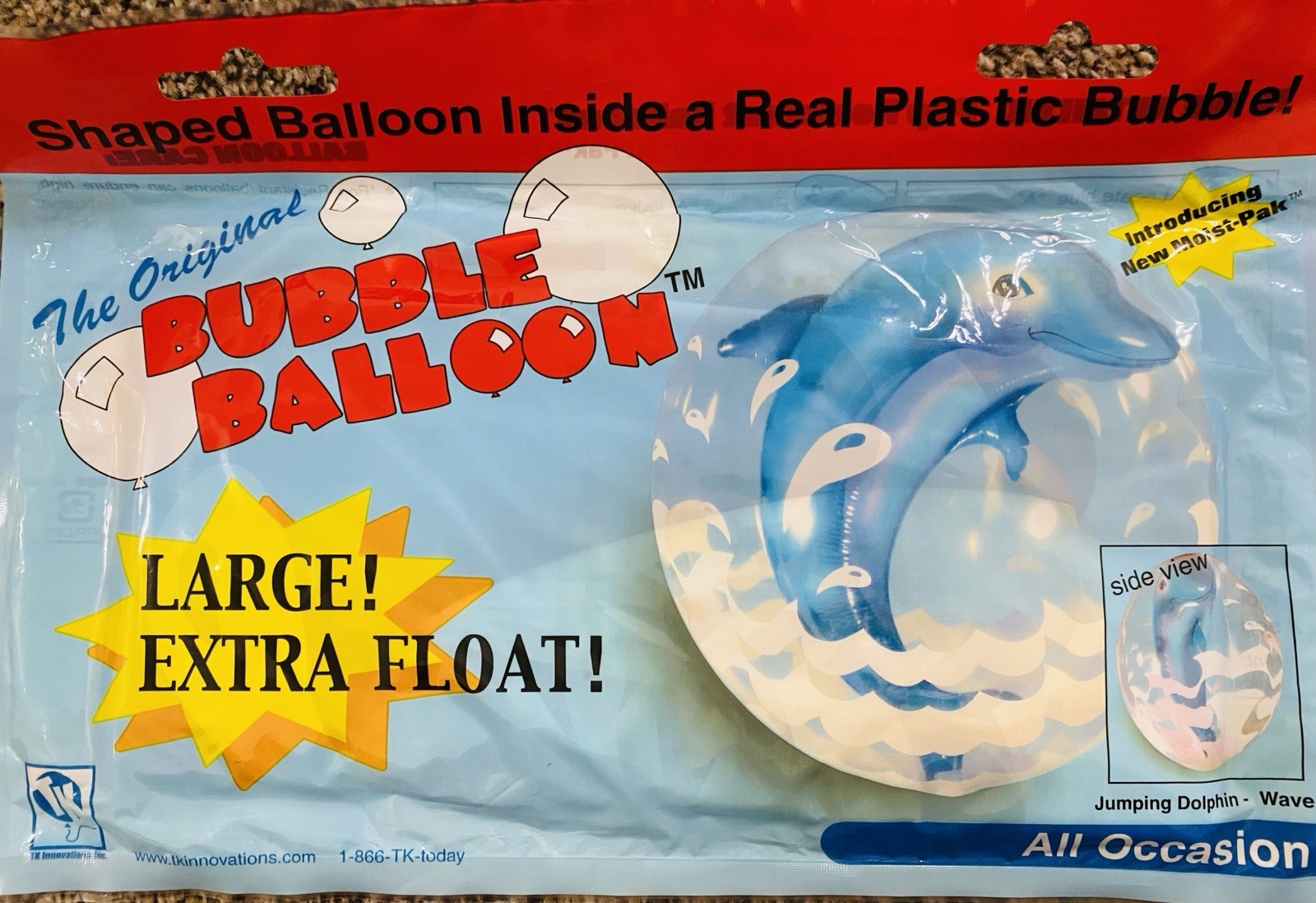 NIP TK Bubble Balloon Lot of 3 I Love You & All Occasion 3D