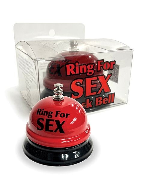 RING FOR SEX BELL GAG GIFT NOVELTY ADULT PARTY