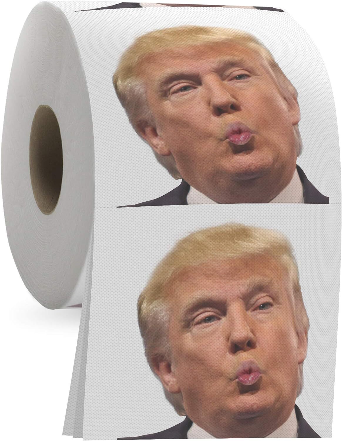 Trump Political Toilet Paper Roll by Gagster – 3 Ply Funny Novelty Gag TP with F