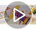 Carnival Circus Cupcake Stand Party Decorations with 24 Cupcake Toppers Circus T