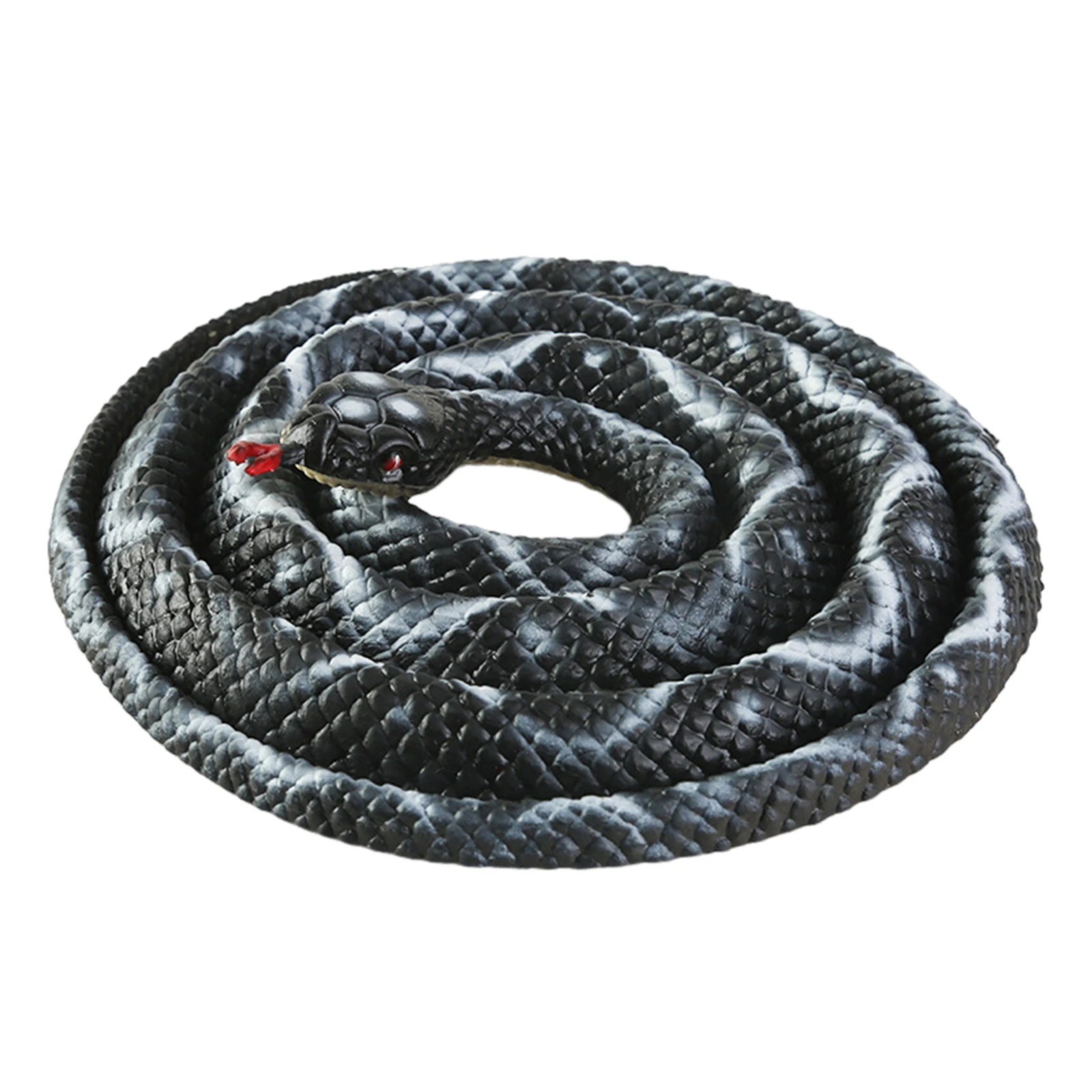 Fake Realistic Snake Lifelike Real Scary Rubber Toy Prank Party Joke For Garden