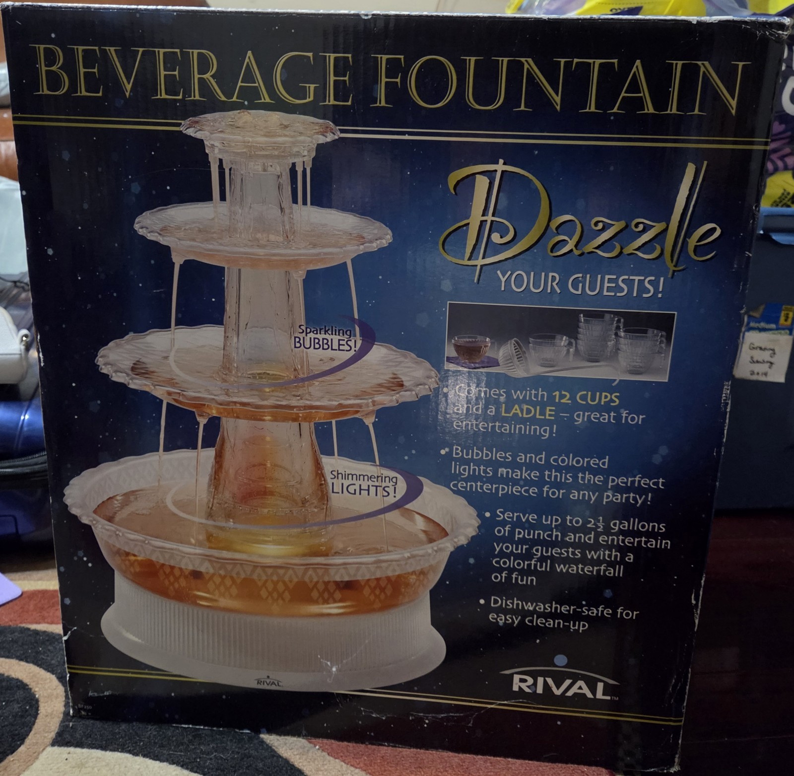 Rival Beverage Fountain 2.5 Gallons