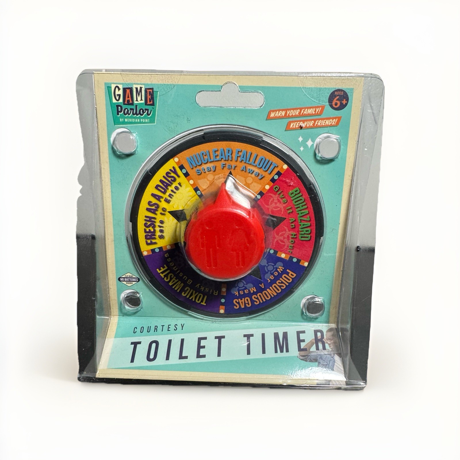 Gag Gift – Courtesy Toilet Timer~ Warn Your Family!