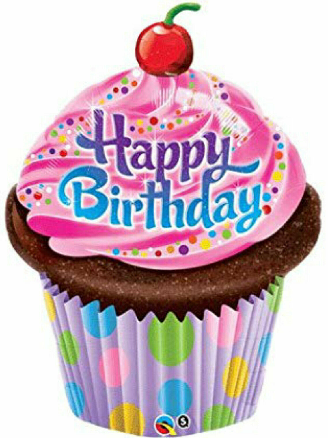 Cupcake Frosting Sprinkles Donut Ice Cream Cone XL Foil Mylar Birthday Balloons