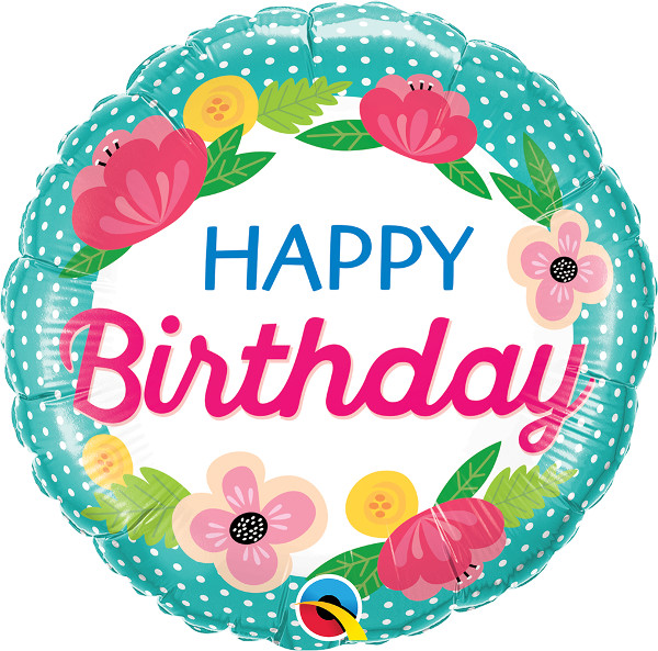 Birthday Balloons 18in/46cm
