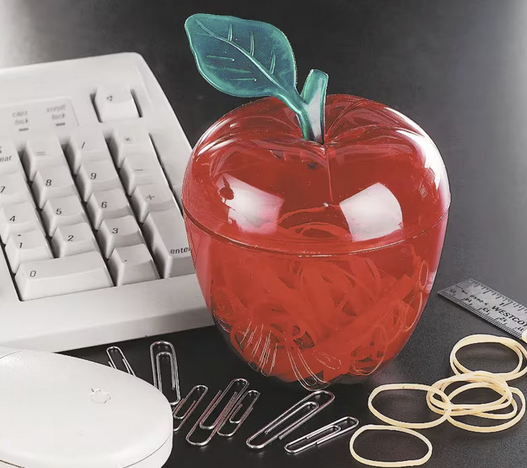 12 Pack Red Apple Plastic Favor Containers BPA Free Party Candy Treat Boxes