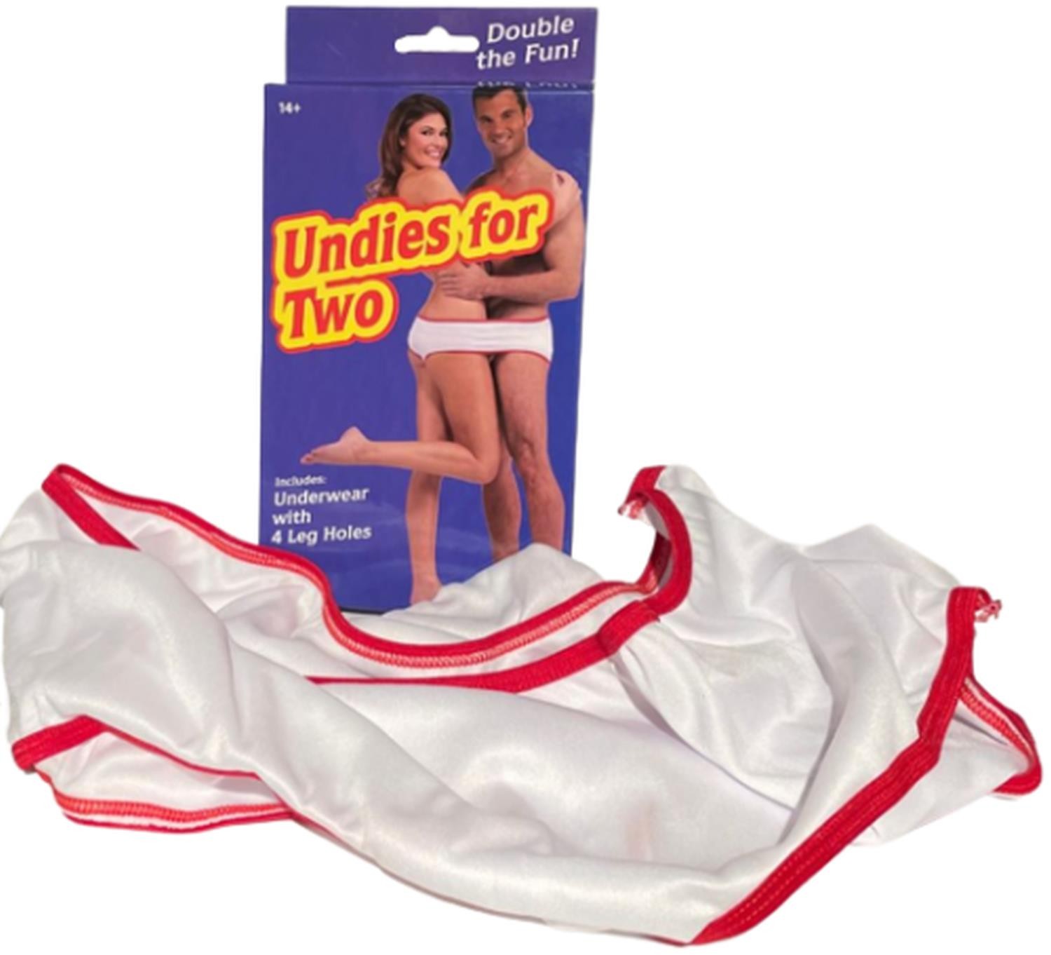 Undies For Two – Adult Sharing Underwear – GaG Joke Novelty Gift