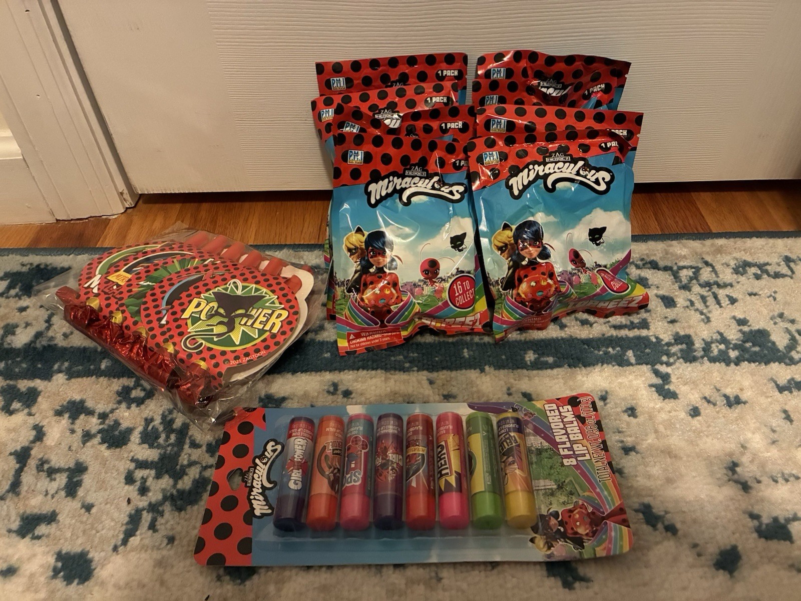Miraculous Ladybug Party Favors Banner Bundle for 8 Guests