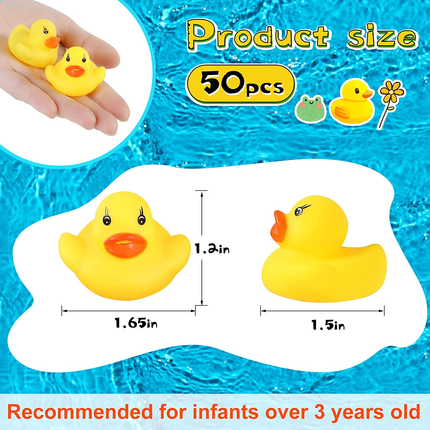Rubber Ducks in Bulk,Assortment Duckies for Jeep Ducking Floater Duck Bath Toys
