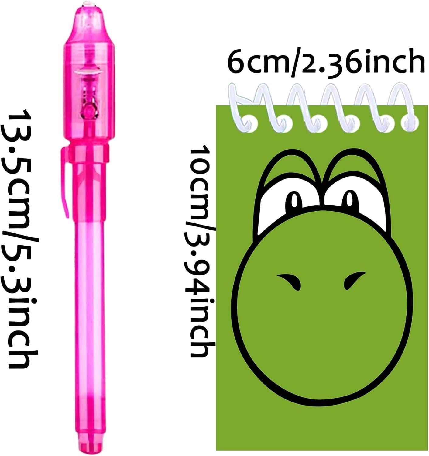 24 Pcs Super Bros Party Favors | Set of 12 Invisible Ink Pen and 12 Super Bros