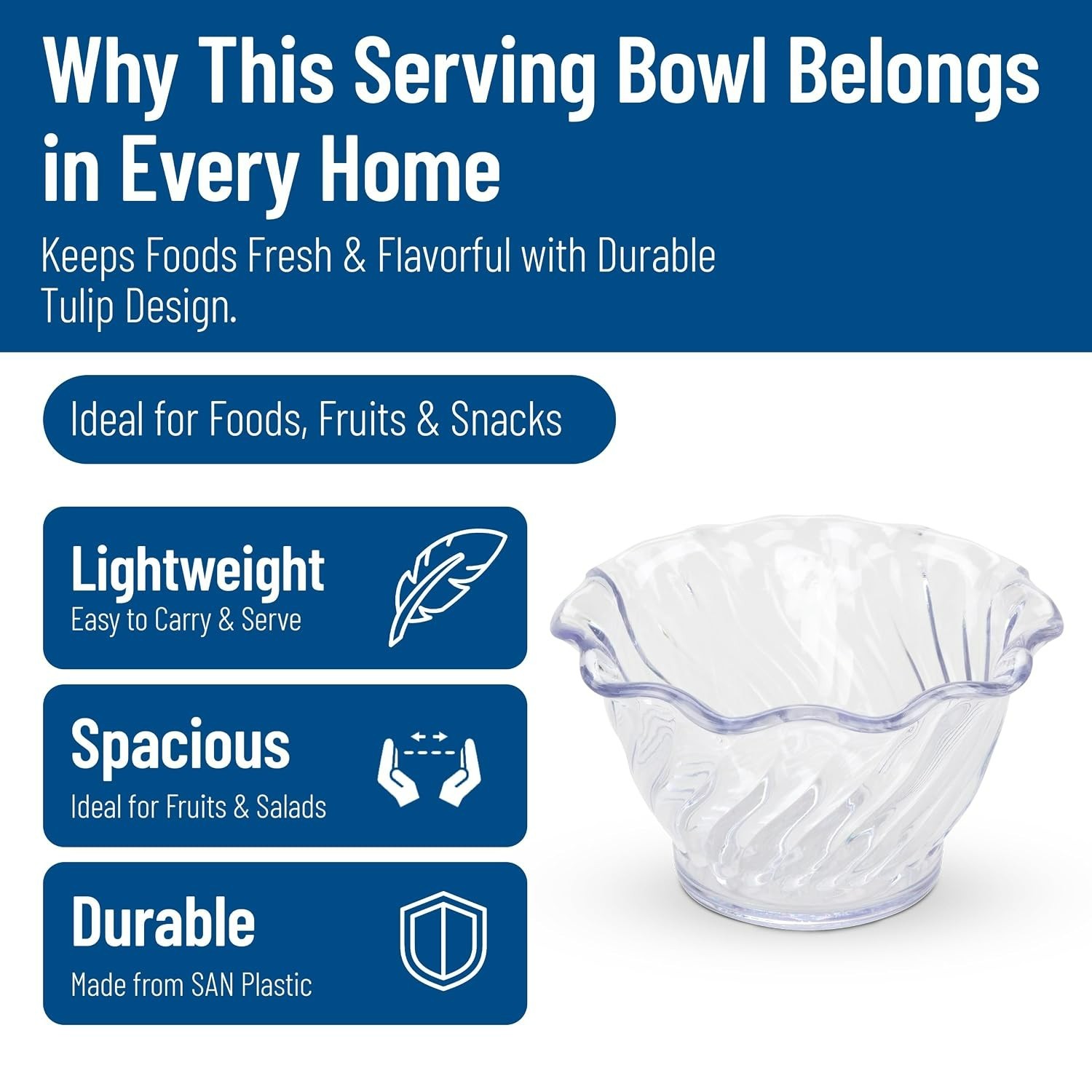 Versatile 5.4 oz Plastic Parfait Cup – Dishwasher Safe Serving Solution