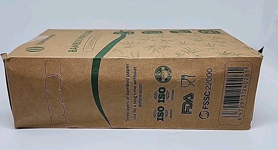 Ibambo Bamboo Disposable Straws – 250 Pack, Single Wrapped Compostable Straws
