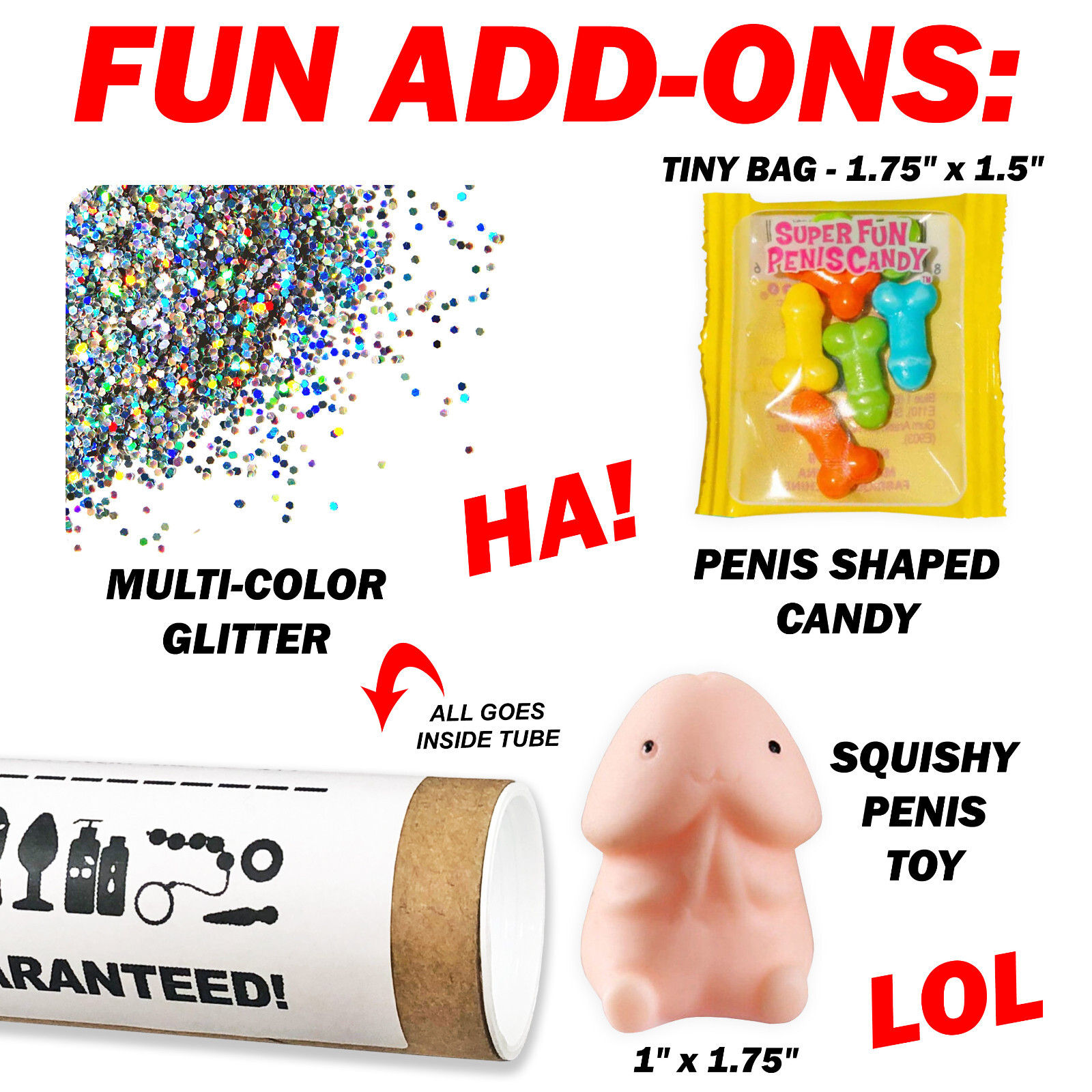 Embarrassing Prank Mail – Slightly-Used “Toys” – Sent Directly to your Friends!