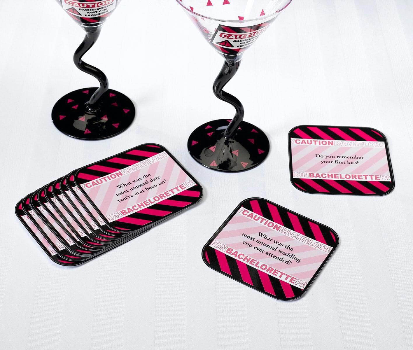 Bachelorette Party Coasters – 12 qty