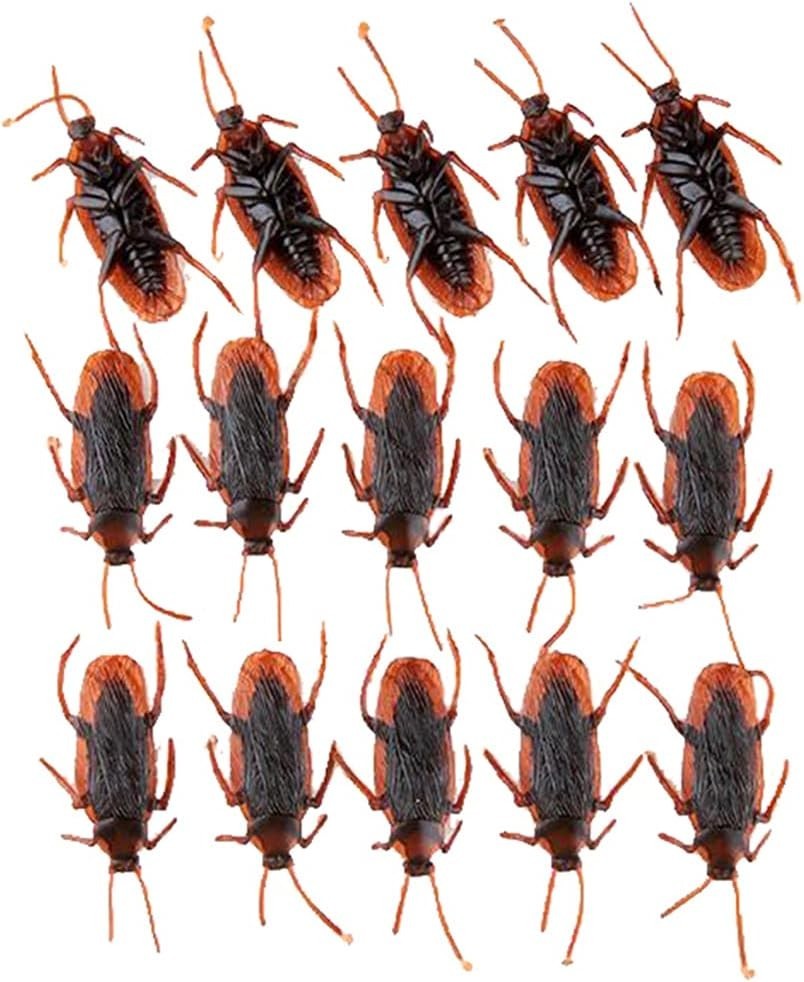Ultimate Pack of 50 Fake Cockroaches – Perfect for Halloween and Pranks