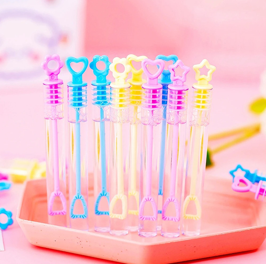 10pcs Mini Bubble Tubes Cute Party Favors Kids Gift Set