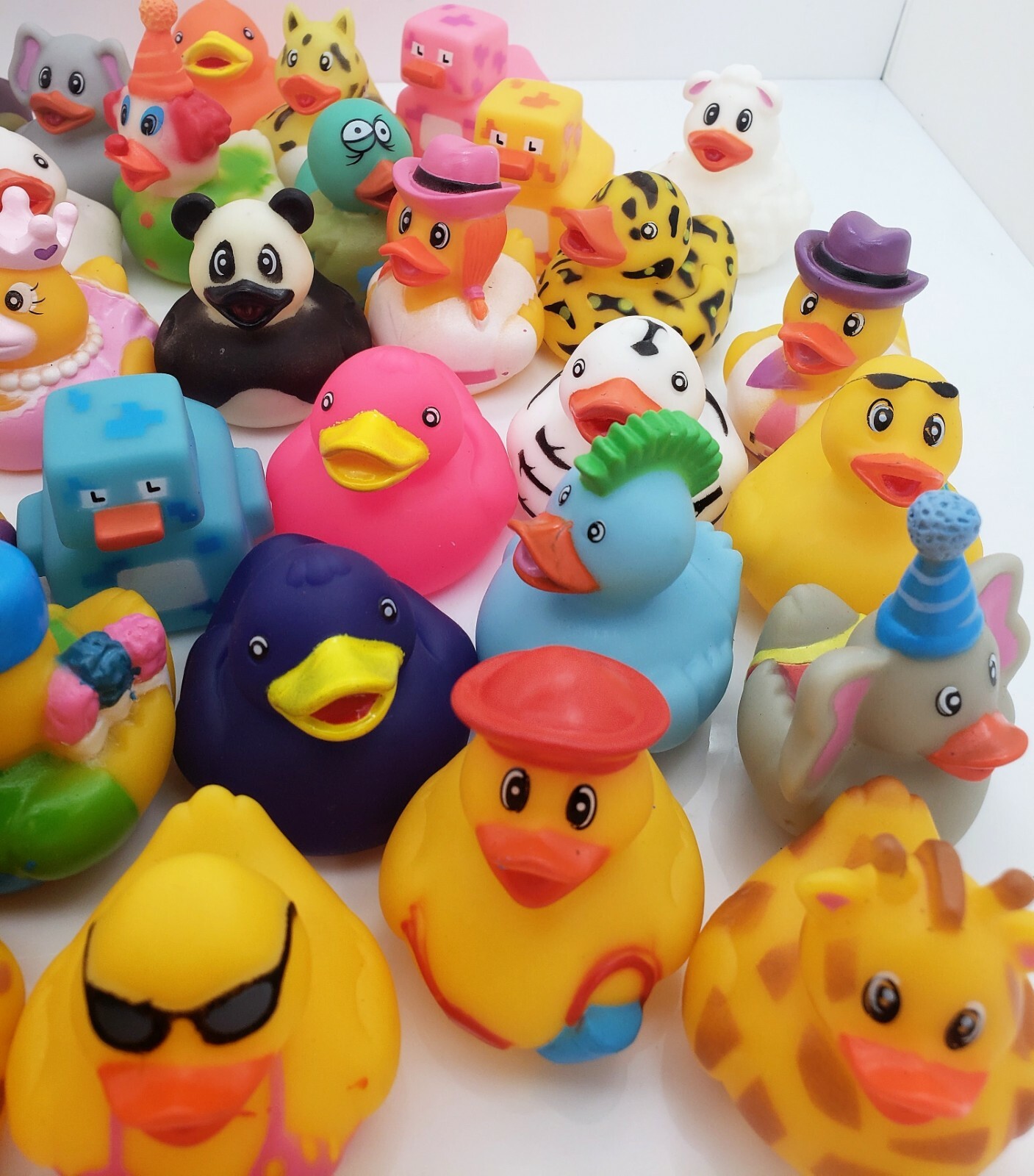 Rubber Ducky Assortment (20 Pack) Vinyl. 2 1/4″ – 3″. Ducks, Duckies.