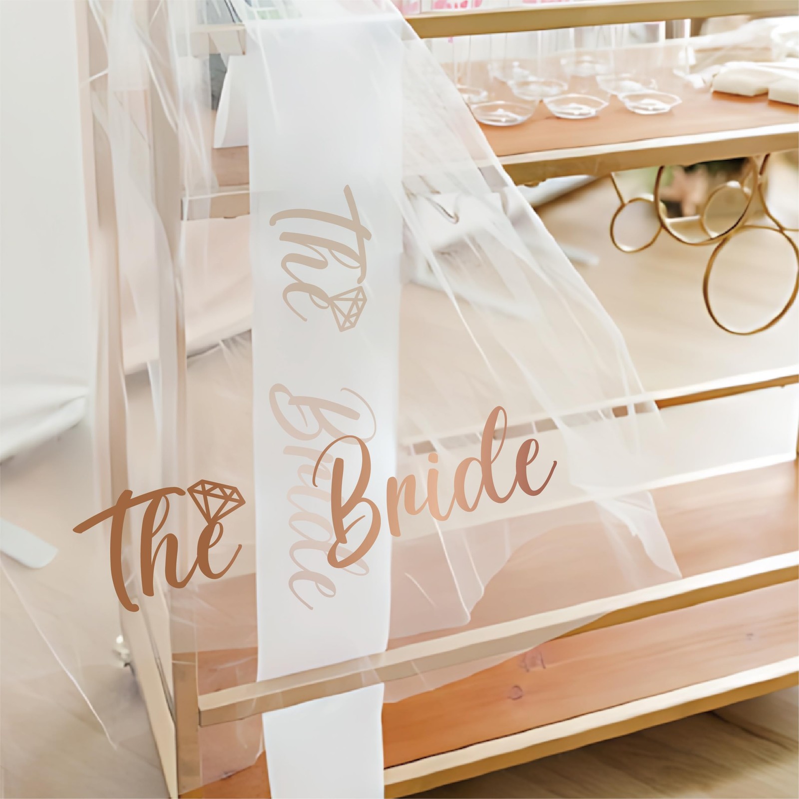 Bachelorette Party Favors Bride To Be Sash and Veil Set Bachelorette Sashes B…