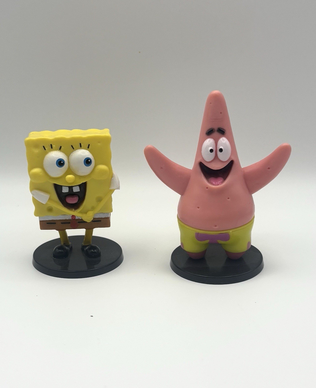 SpongeBob SquarePants & Patrick Cake Toppers Figures Lot of 2 Viacom 2018