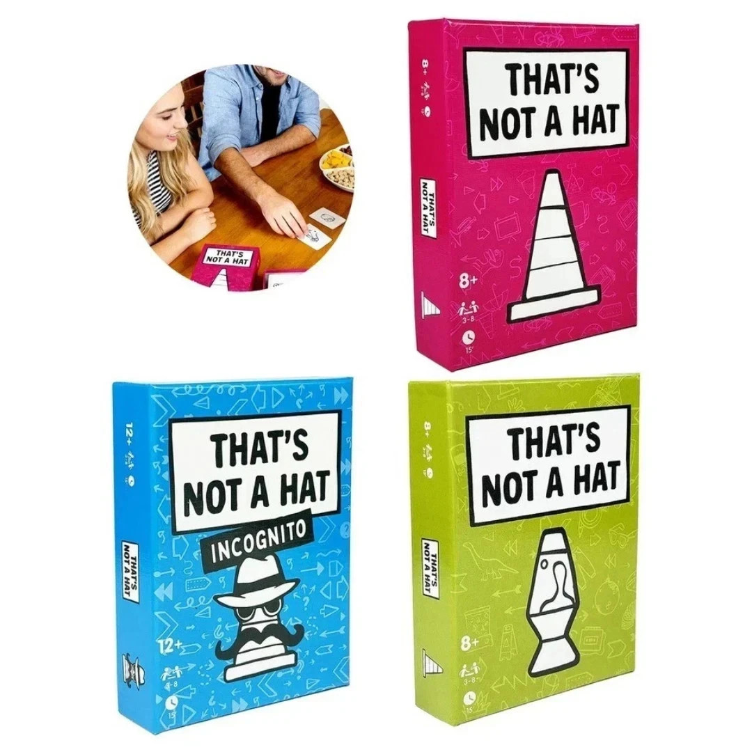 That’S Not a Hat – Fun Bluffing & Memory Party Game for All Ages Components US**