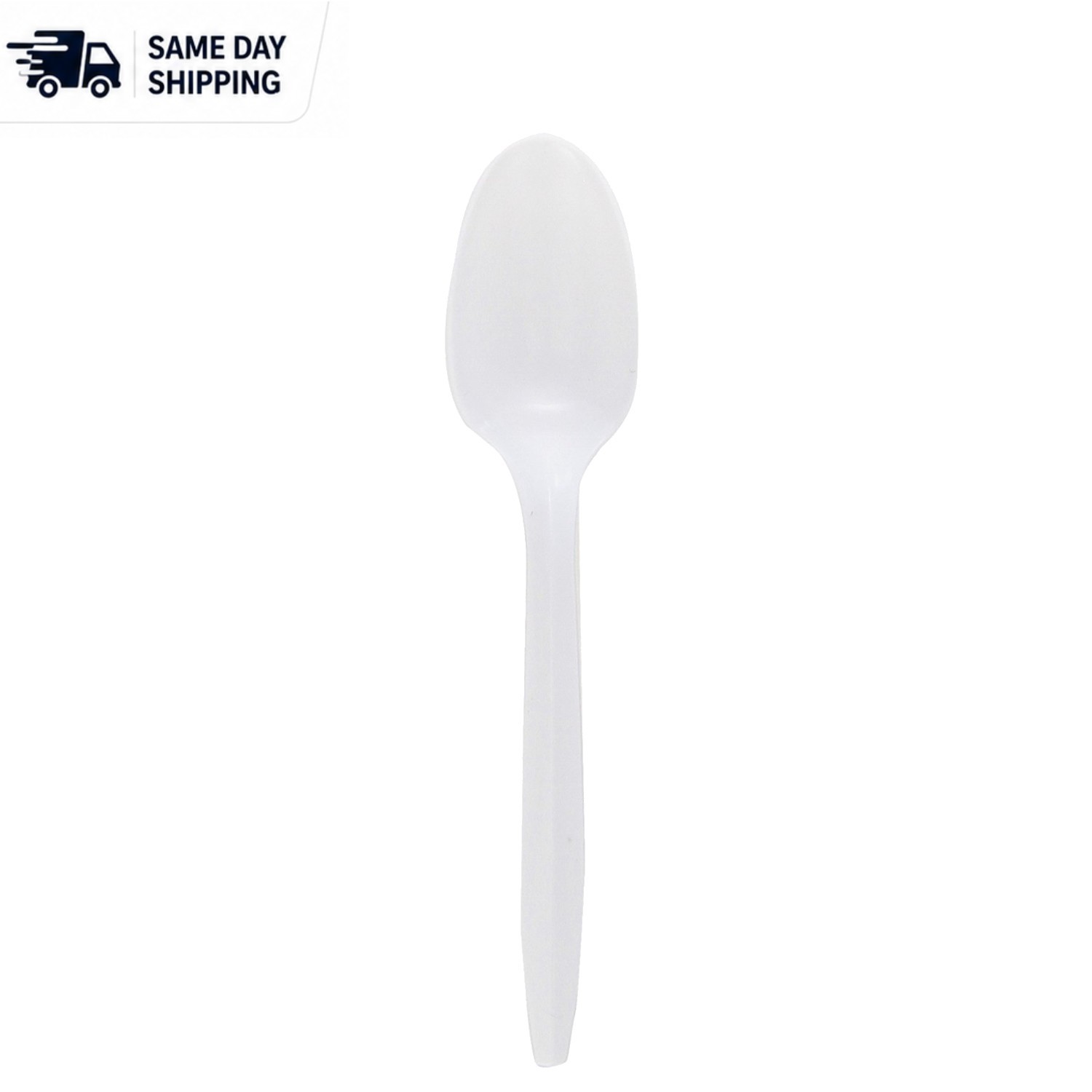 Sturdy Polypropylene Disposable Spoons, Pack of 1,000 for Easy Cleanup