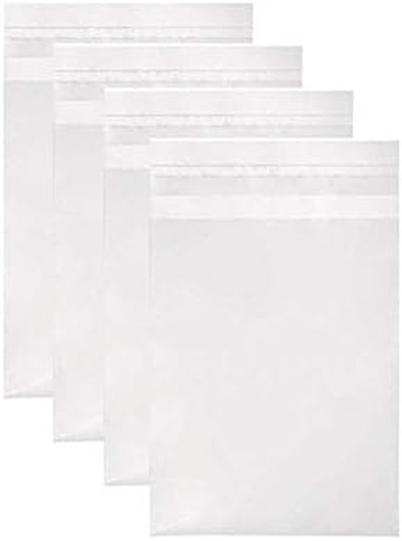 Cookie Sleeves Cellophane Bags 4 X 6Inch with Self for Card Photo, 200Pack