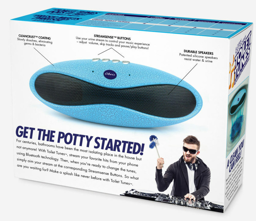 TOILET TUNES Prank Fake Gag Funny PARODY Joke Gift Box toilet paper insanity