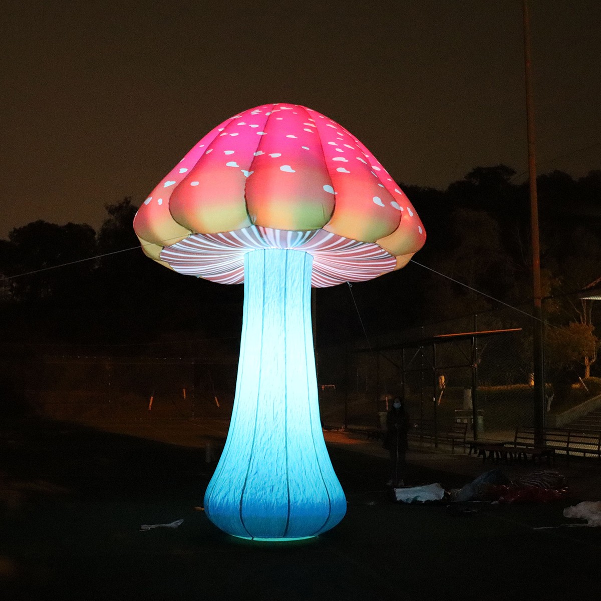 10FT Giant Inflatable Mushroom for Theme Park Party Event Stage Decoration