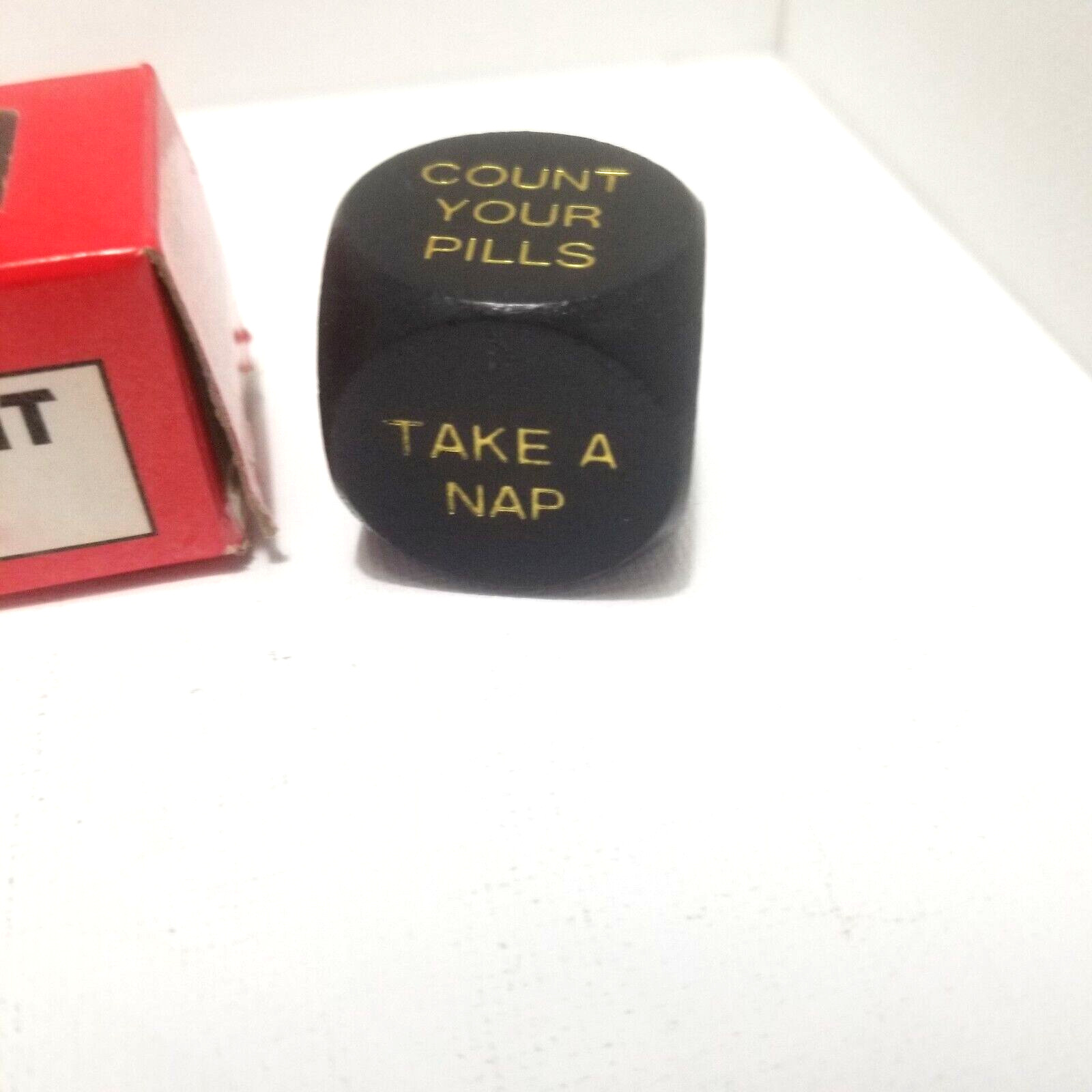 Retirement Dice – Forum Novelties Wooden Gag Gift – Item #51516 – Vintage 1994