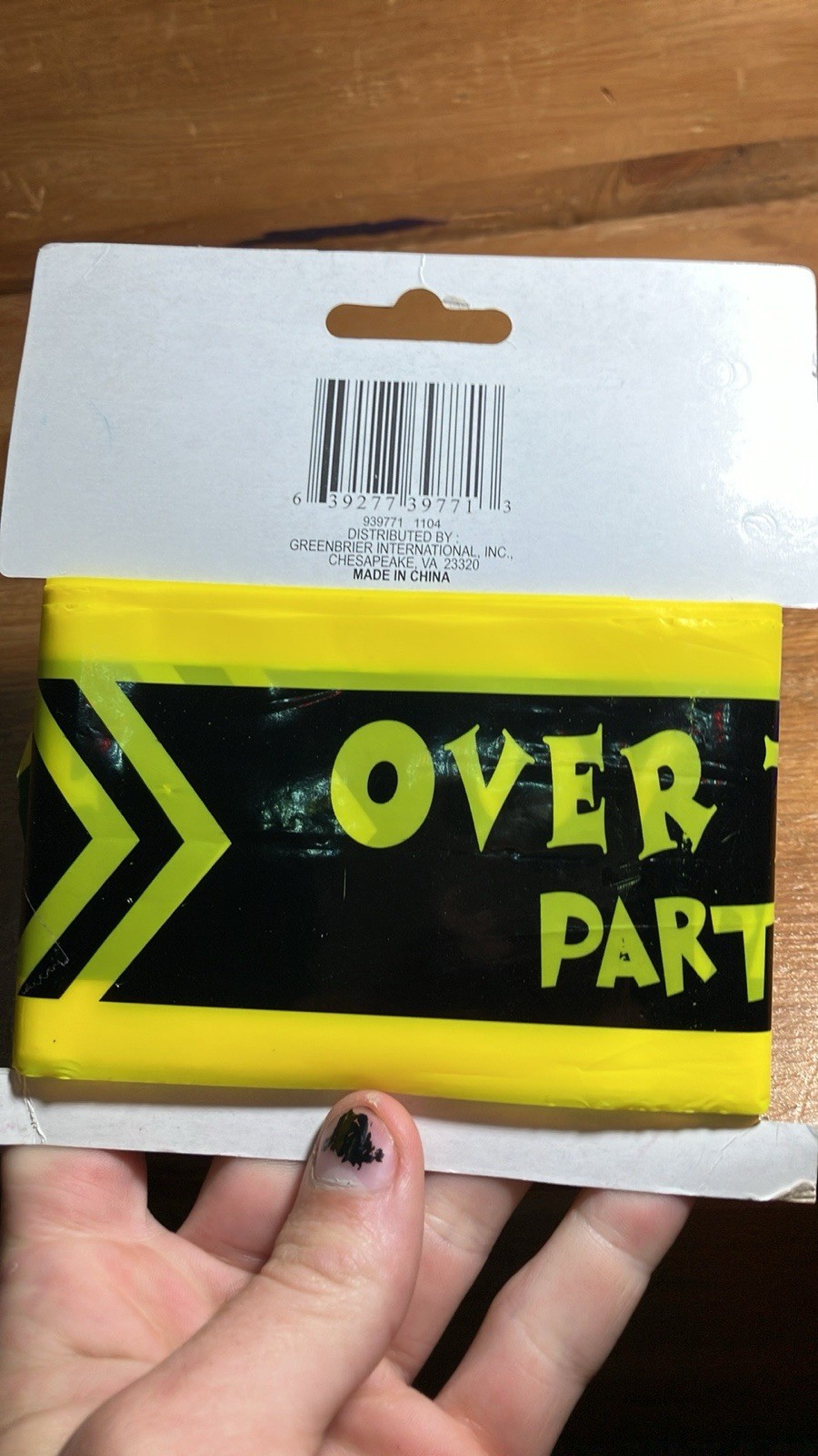 Over The Hill Party Banner and 50th Birthday Candle