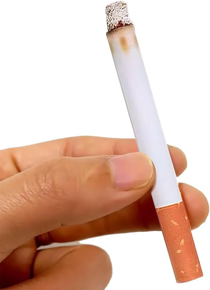 6 Fake Puff Cigarettes – Fake Magic Smoke Trick Gag Prop Costume Accessory Toy