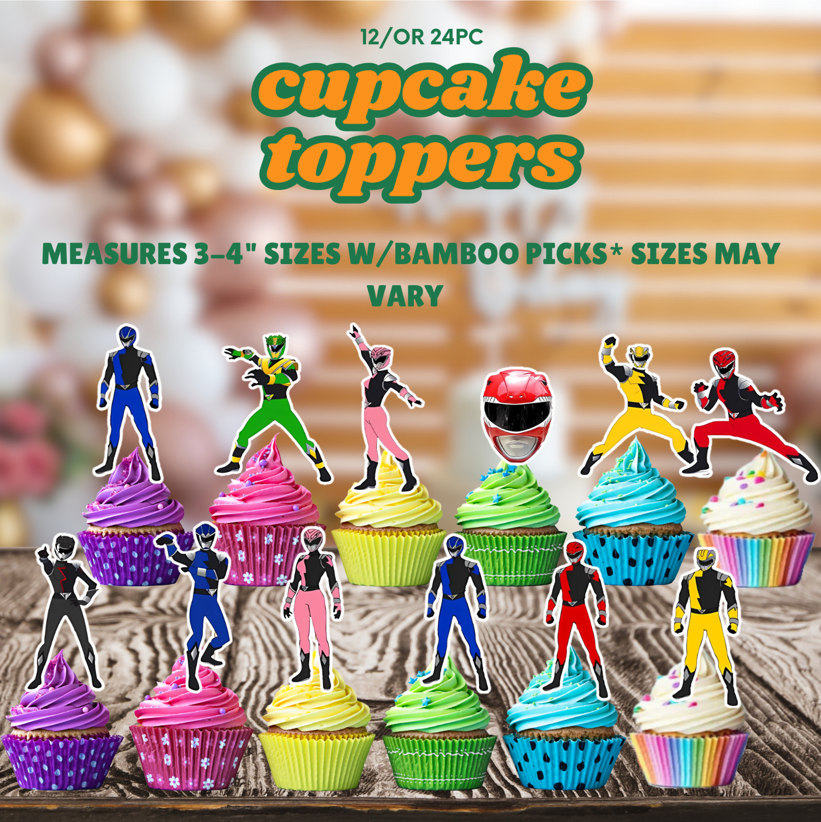 POWER RANGER TABLEWARE plate cup birthday party supplies decoration idea theme