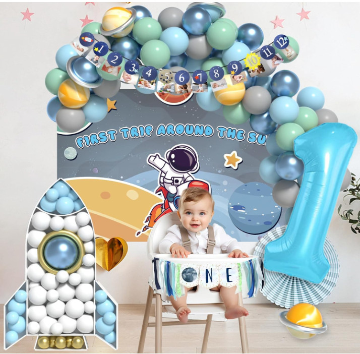 First Trip Around The Sun: 1st Birthday Decorations