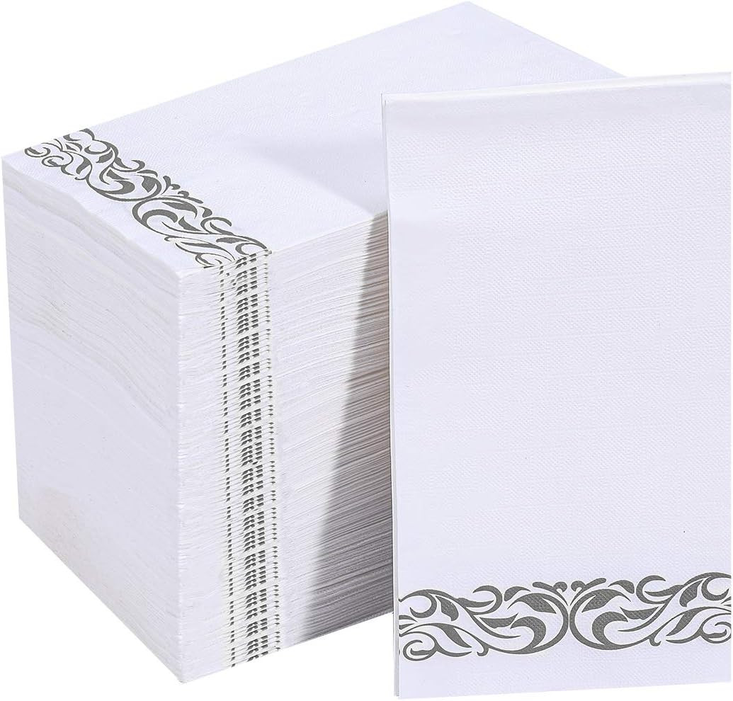 200 Pack Paper Napkins Guest Towels Disposable Premium Quality 3-Ply Dinner Napk