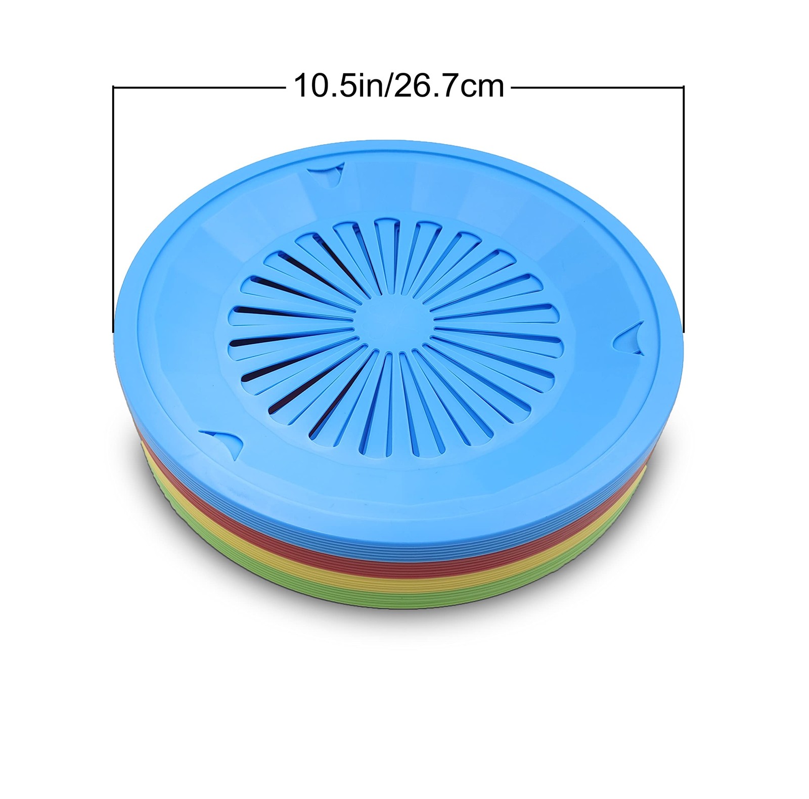 Paper Plate Holders 24 Pack 10″ Heavy Duty Plastic Paper Plate Holder