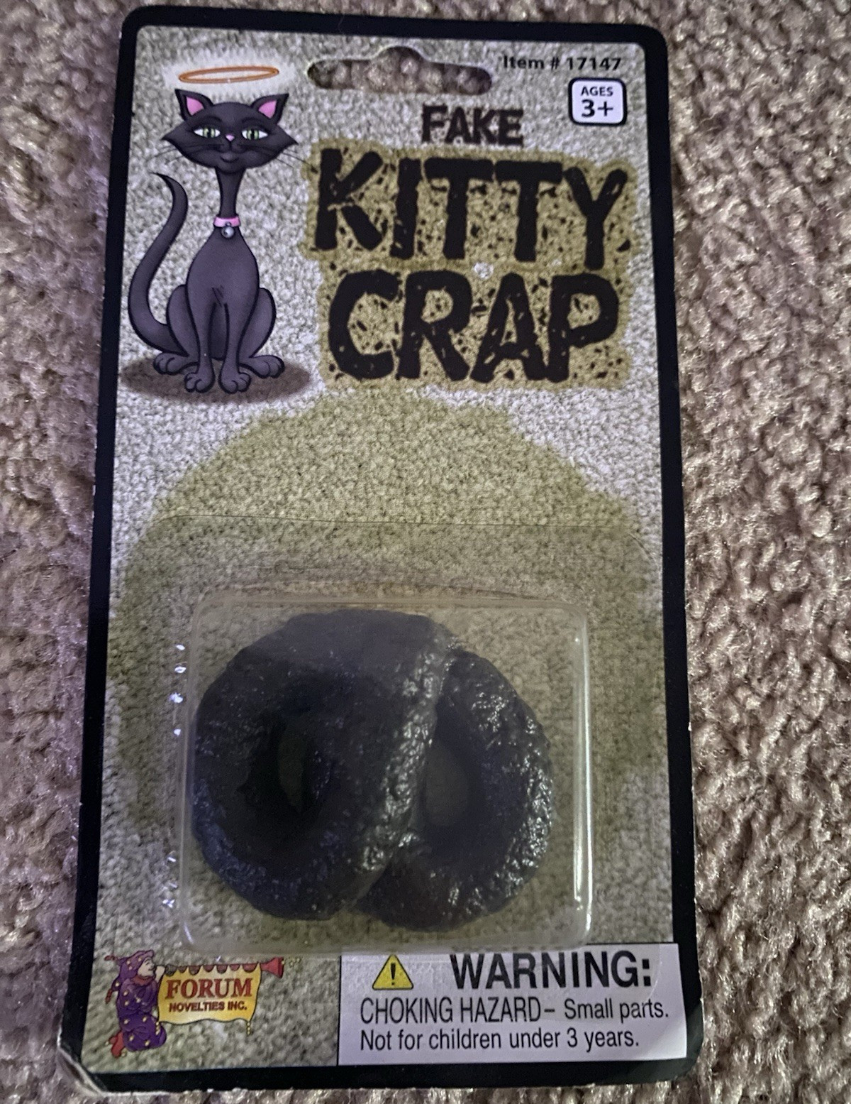 Forum Novelties Fake Kitty Crap Cat Gag & Joke Prank, 17147