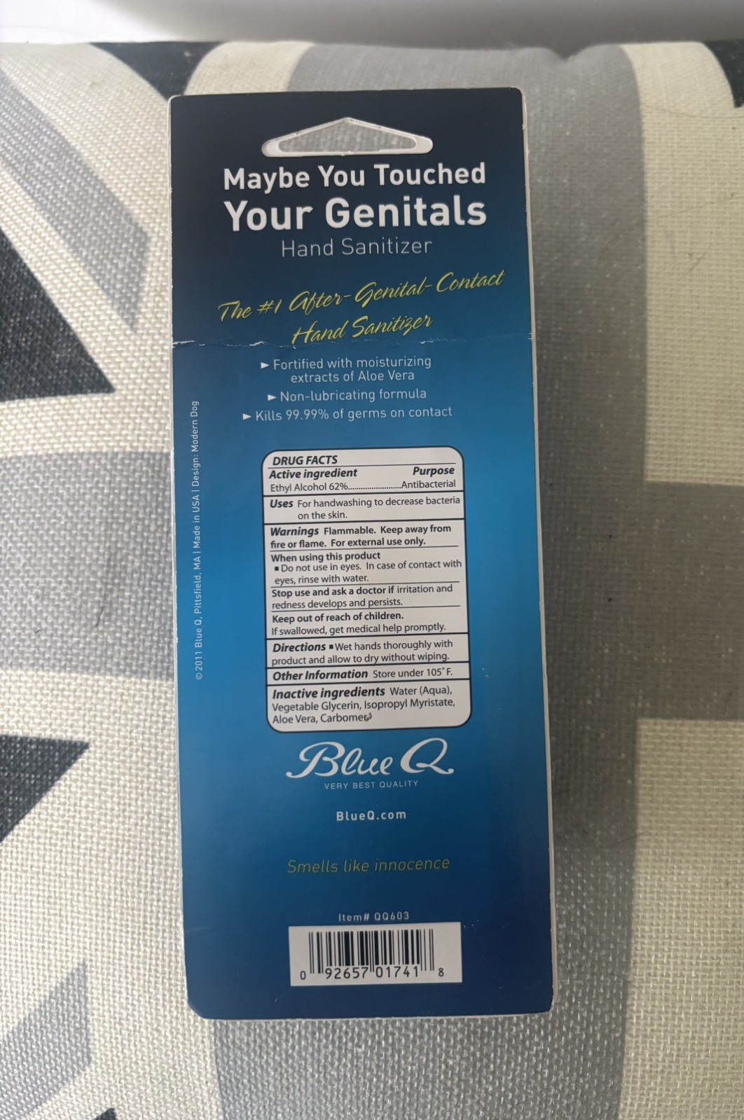 Joke Gift Maybe You Touched Your Genitals Hand Sanitizer Gag Gift Sealed