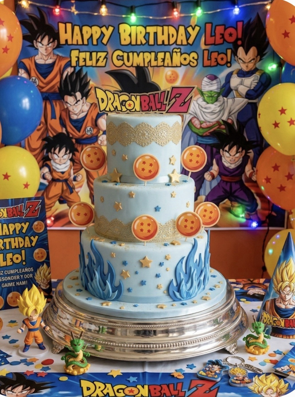 Dragon Ball Z ~ Birthday Cake Topper Set ~ BRAND NEW