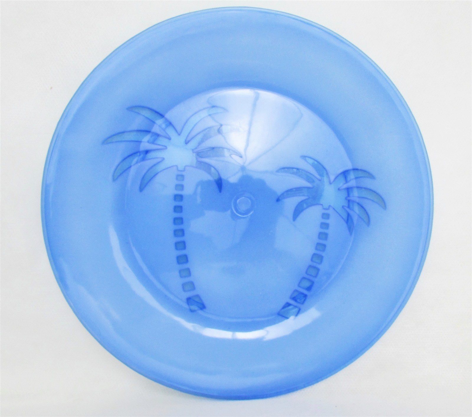 Lot of 6 Hawaiian Party Plate Forum Novelties 57434 Blue